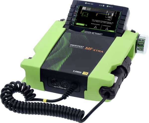 Gossen Metrawatt PROFiTEST MF XTRA LEMONGREEN Gerätetester-Set, Gerätetester kalibriert (DAkkS-akkreditiertes Labor) VDE-Norm