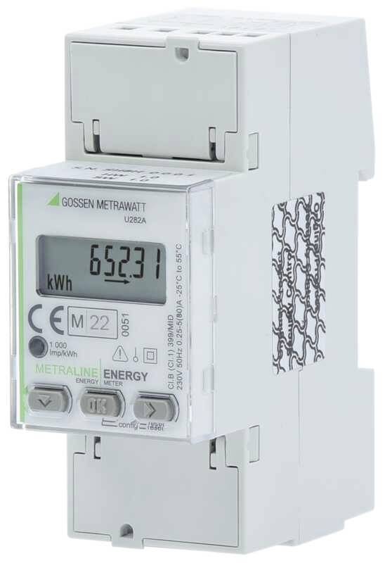 Gossen Metrawatt U282A METRALINE ENERGY U282A Wechselstromzähler digital MID-konform: Ja 1 St.