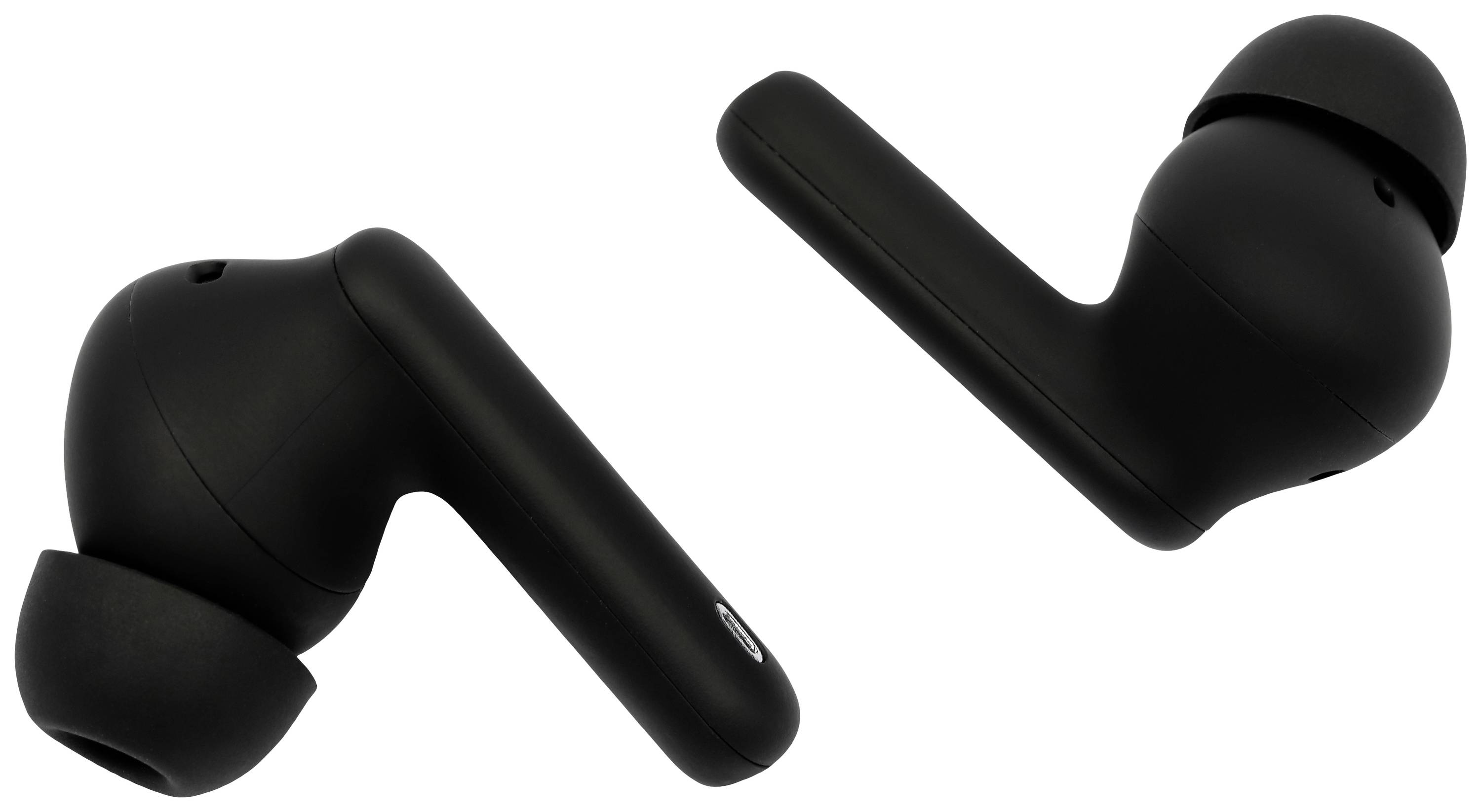 STREETZ TWS-116 In Ear Headset Bluetooth® Stereo Schwarz Noise Cancelling Headset, Ladecase, Lautstärkeregelung, Touch-Steuerung