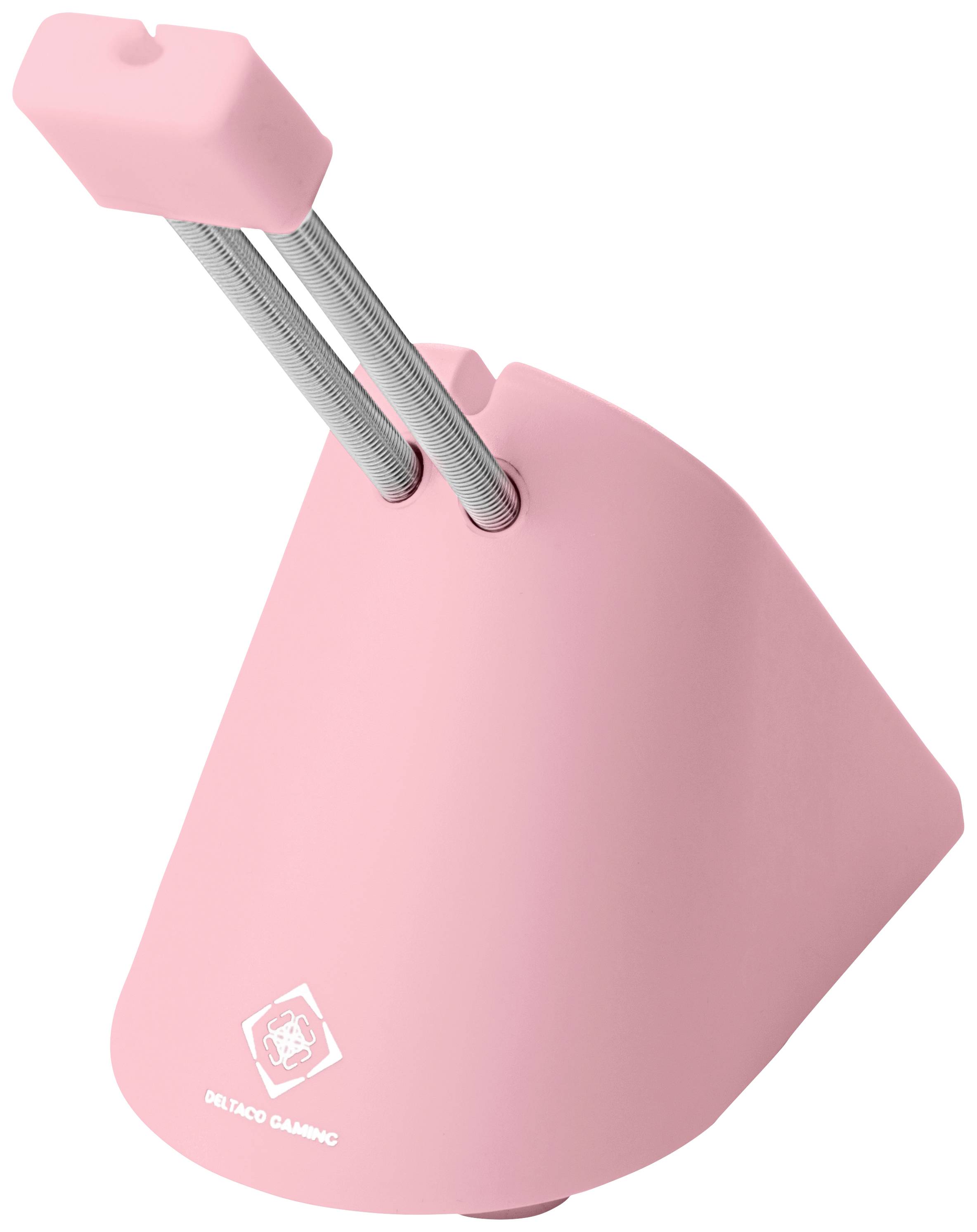DELTACO GAMING PA85 Bungee Maus-Kabel-Halterung Pink Anpassbare Länge, Rutschfest