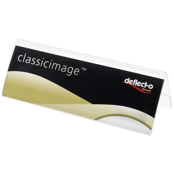 Deflecto 778901 Tisch-Namensschild Classic Image® (L x B x H) 30 x 150 x 55mm