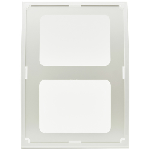 Deflecto 2304WEU Tisch-Prospekthalter Verwendung für Papierformat: DIN A4 hoch Weiß, Transparent 1