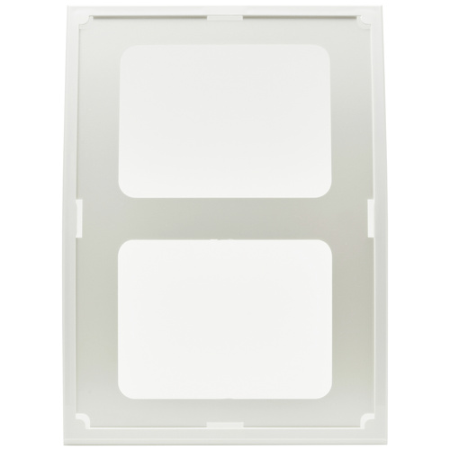 Deflecto 2305WEU Tisch-Prospekthalter Verwendung für Papierformat: DIN A5 hoch Weiß, Transparent 1