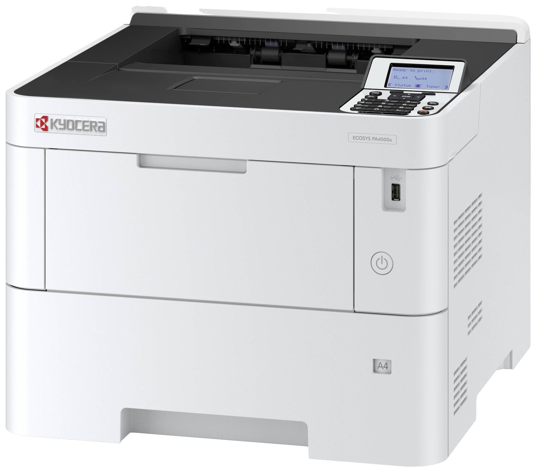 Kyocera PA4500x Drucker Laser Schwarz-Weiß A4 12 S./min 1200 x 1200 dpi Duplex, LAN, USB