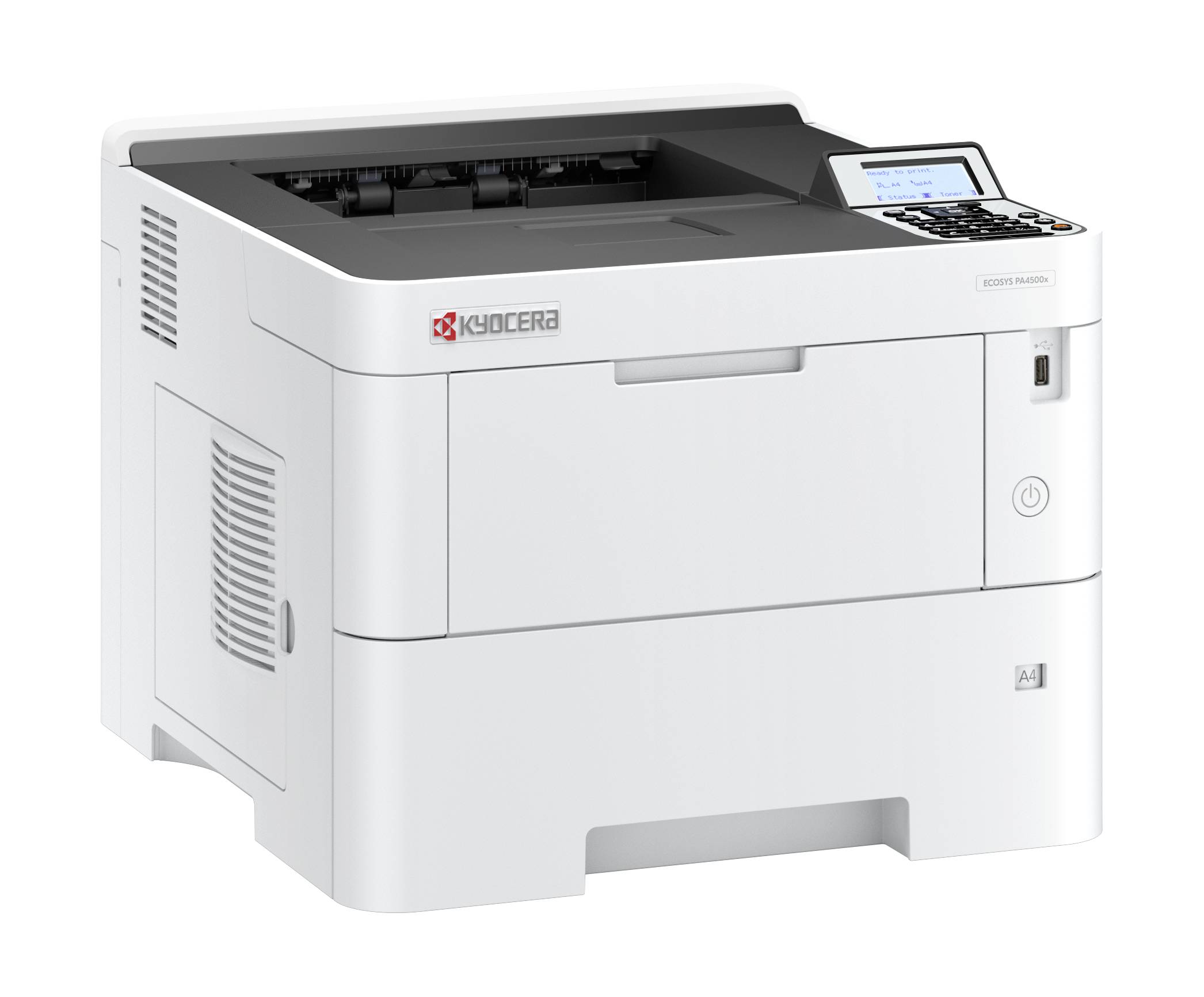 Kyocera ECOSYS PA4500x Drucker Laser Schwarz-Weiß A4 12 S./min 1200 x 1200 dpi Duplex, LAN, USB