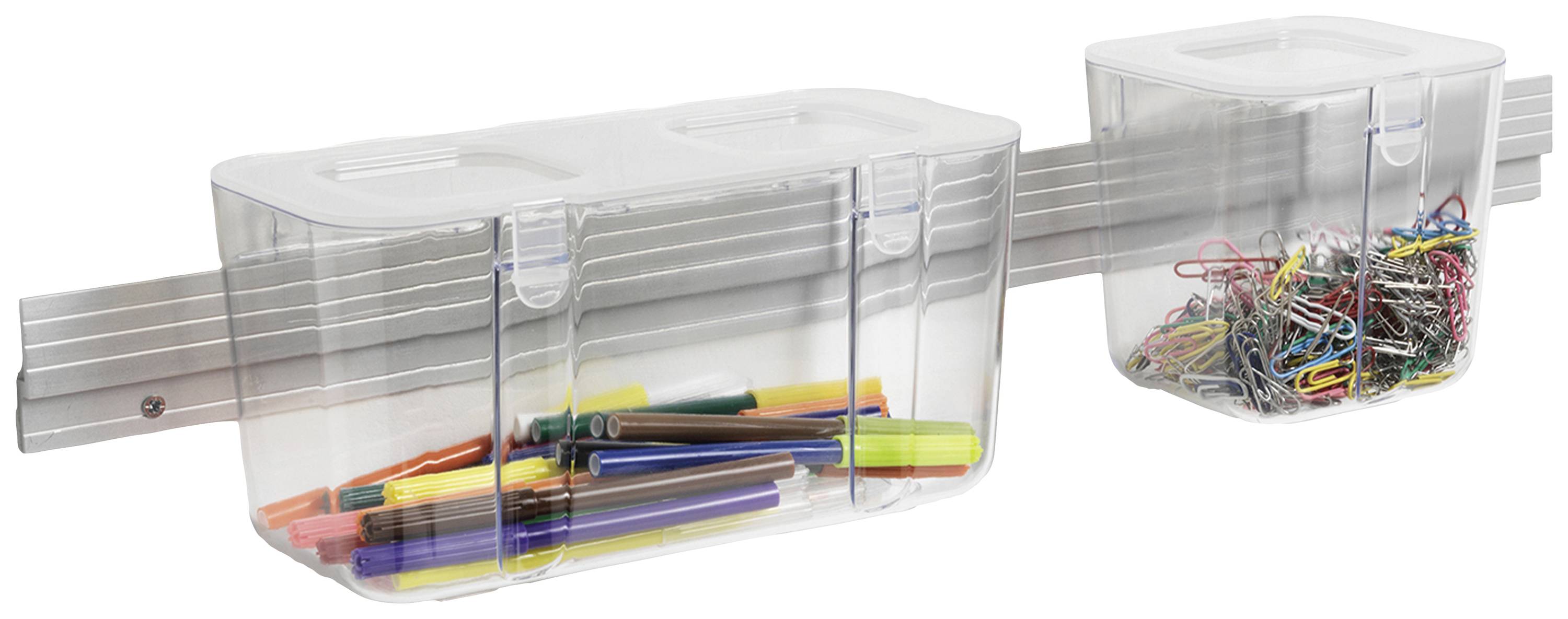 Deflecto Montageschiene für Aufbewahrungsboxen (B x H x T) 559 x 45 x 5 mm 1 St.