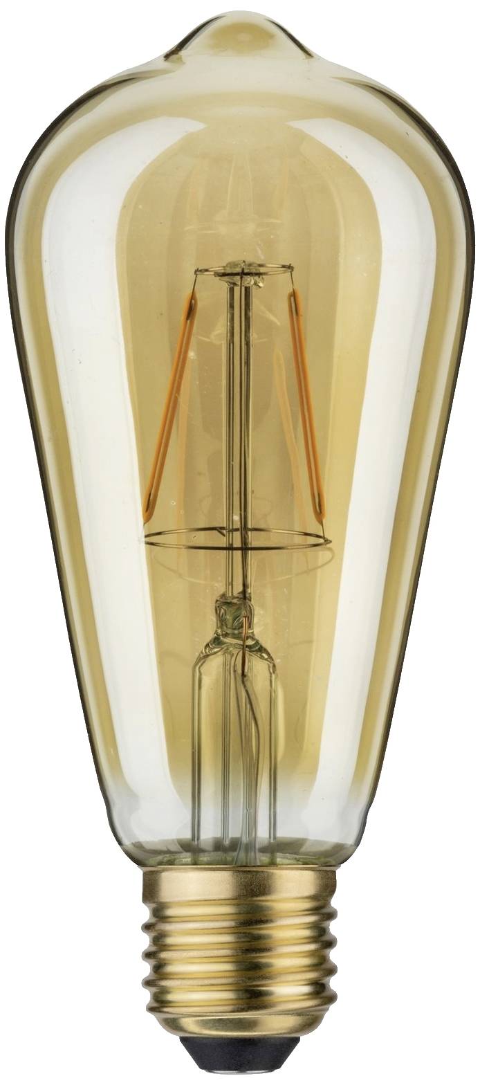 Paulmann 28406 LED E27 Kolbenform 2.7W Gold (Ø x H) 64mm x 145mm 1St.