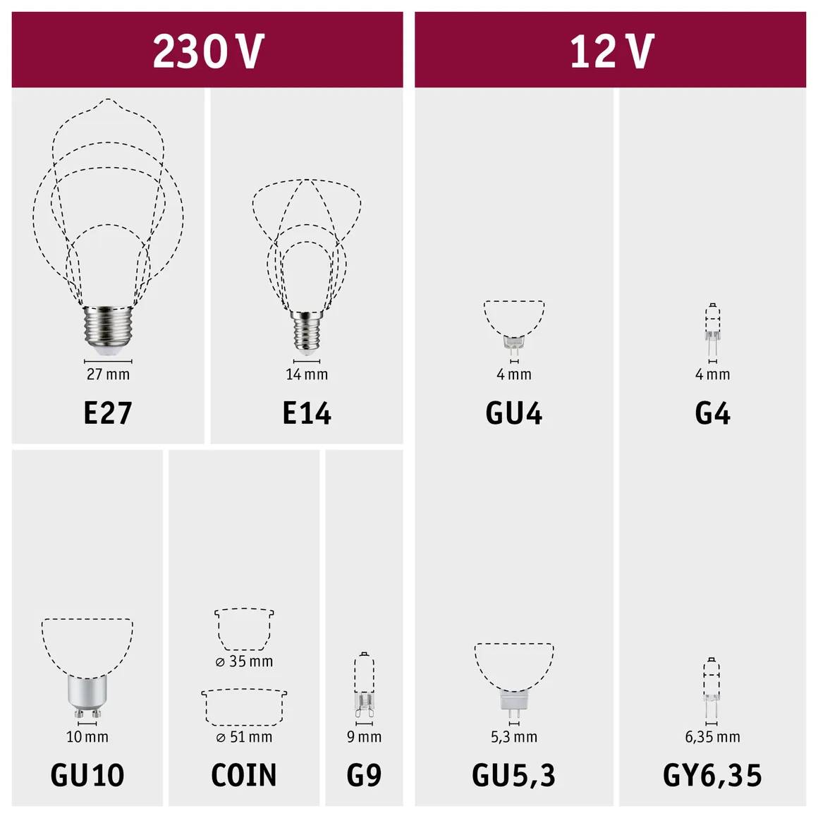 Paulmann 28515 LED EEK G (A - G) G53 8 W Warmweiß (Ø x H) 111 mm x 56 mm 1 St.