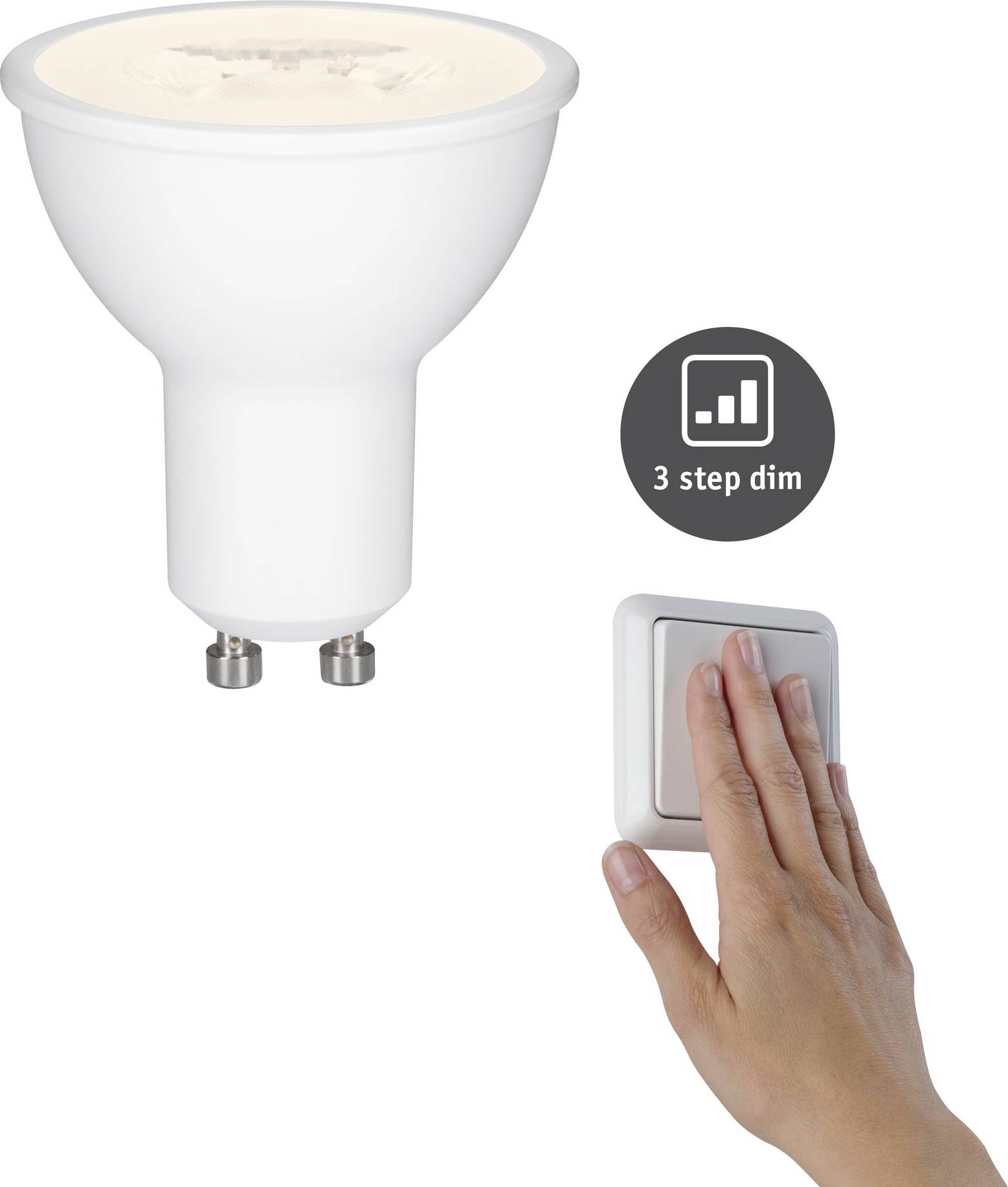 Paulmann 28577 LED EEK G (A - G) GU10 6.5 W Warmweiß (Ø x H) 51 mm x 56 mm 1 St.