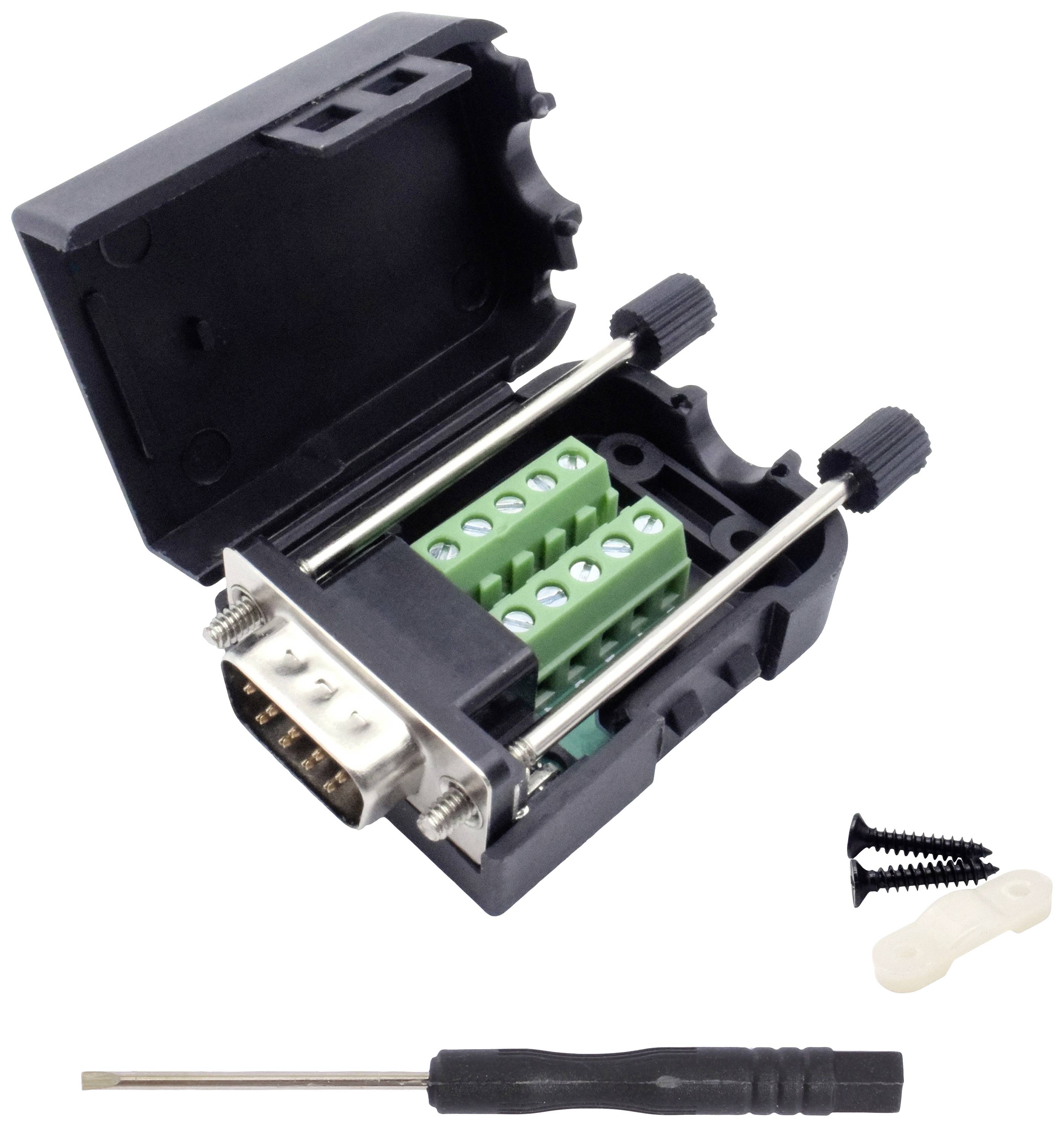 Quadrios 2010C246 D-SUB Buchse Polzahl: 9 Schrauben 1 Set