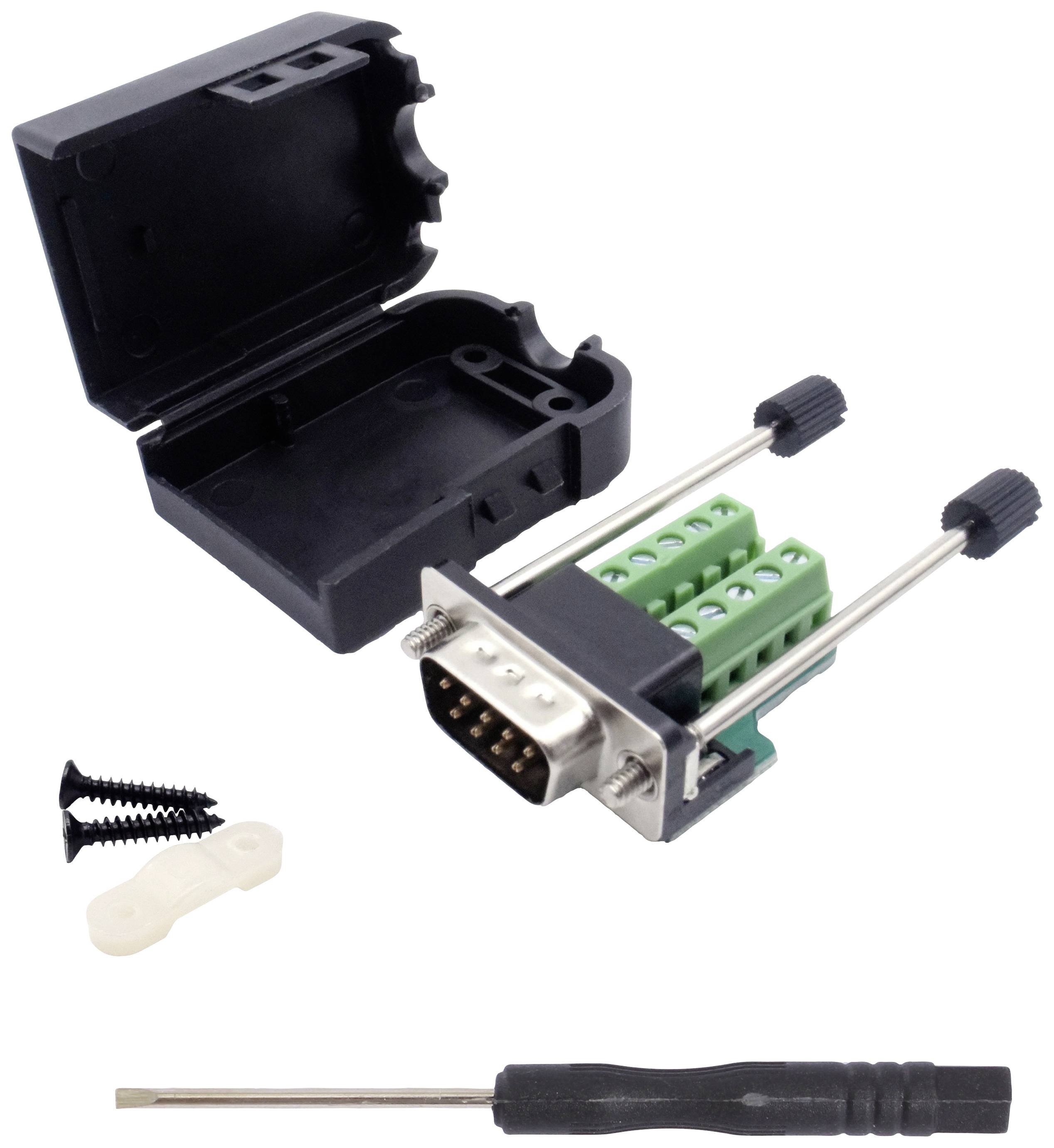 Quadrios 2010C246 D-SUB Buchse Polzahl: 9 Schrauben 1 Set