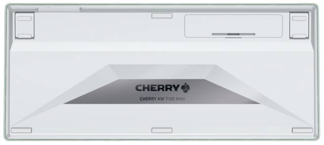 CHERRY KW 7100 MINI BT Bluetooth® Tastatur Deutsch, QWERTZ Grün Geräuscharme Tasten, Multipair-Funktion
