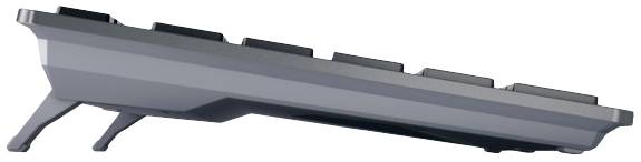 CHERRY KW 7100 MINI BT Bluetooth® Tastatur Deutsch, QWERTZ Blau Geräuscharme Tasten, Multipair-Funktion