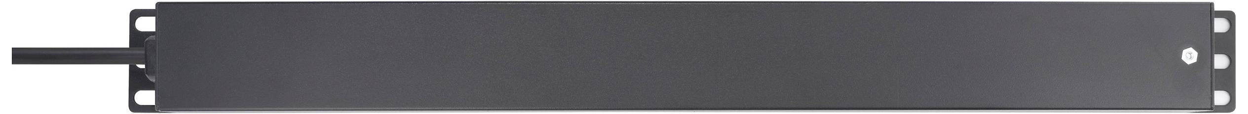 Sygonix SY-5799002 Steckdosenleiste 19 Zoll 8fach Schwarz Schutzkontakt 1St.