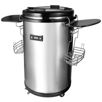 Be Cool BCPC50L Party-Kühlschrank EEK: F (A - G) 50 l Standgerät Edelstahl, Schwarz Be Cool BCPC50L Party-Kühlschrank EEK: F (A - G) 50 l Standgerät Edelstahl, Schwarz