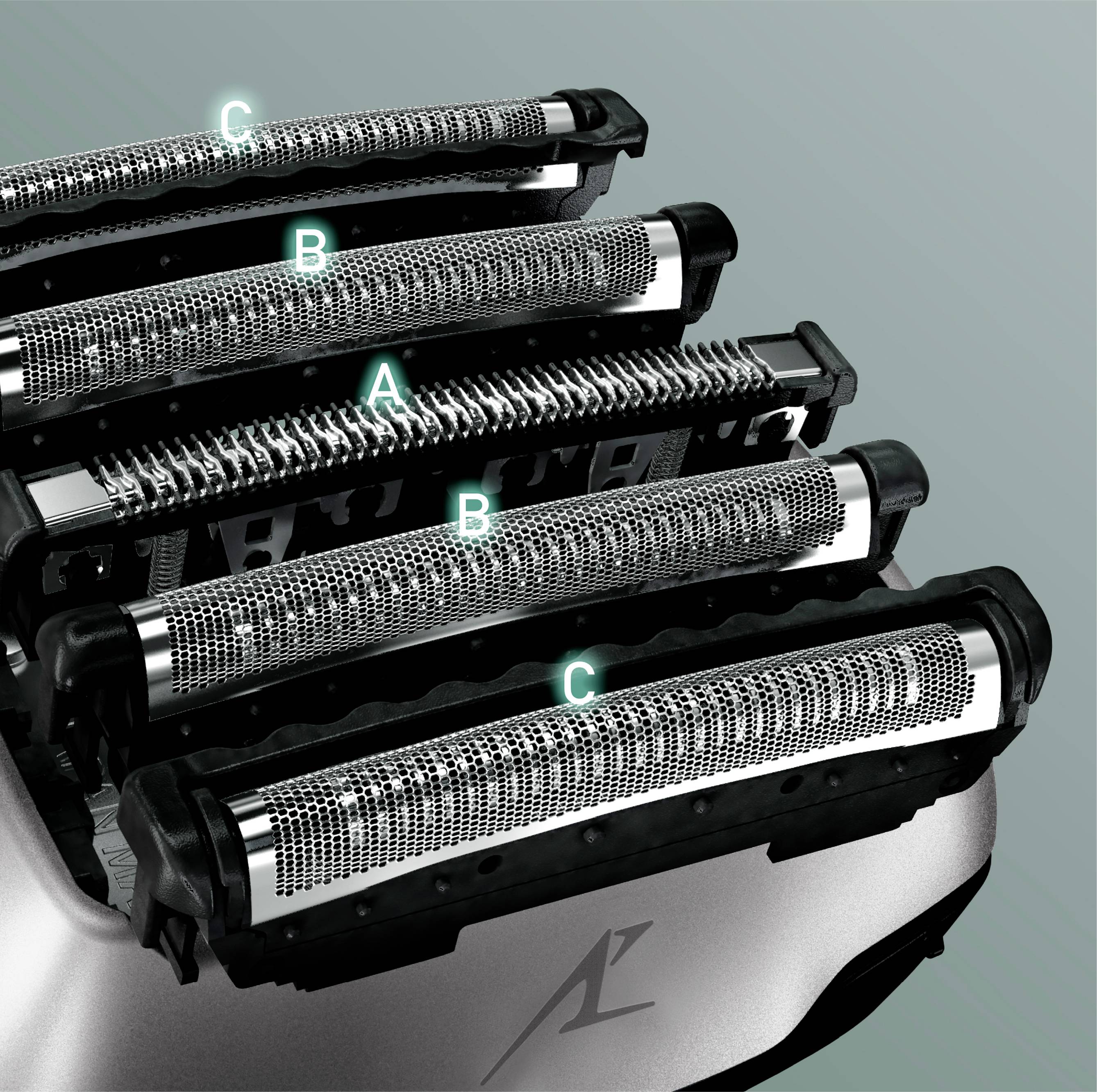 Panasonic ES-LV69-S803 Rasierer abwaschbar Silber-Schwarz