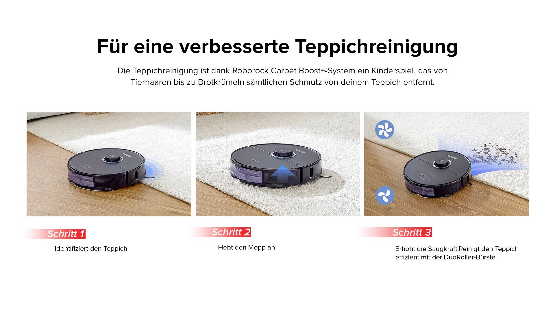 Roborock S8+ black Saug-und Wischroboter Schwarz kompatibel mit Amazon Alexa, kompatibel mit Google Home, Sprachgesteuert