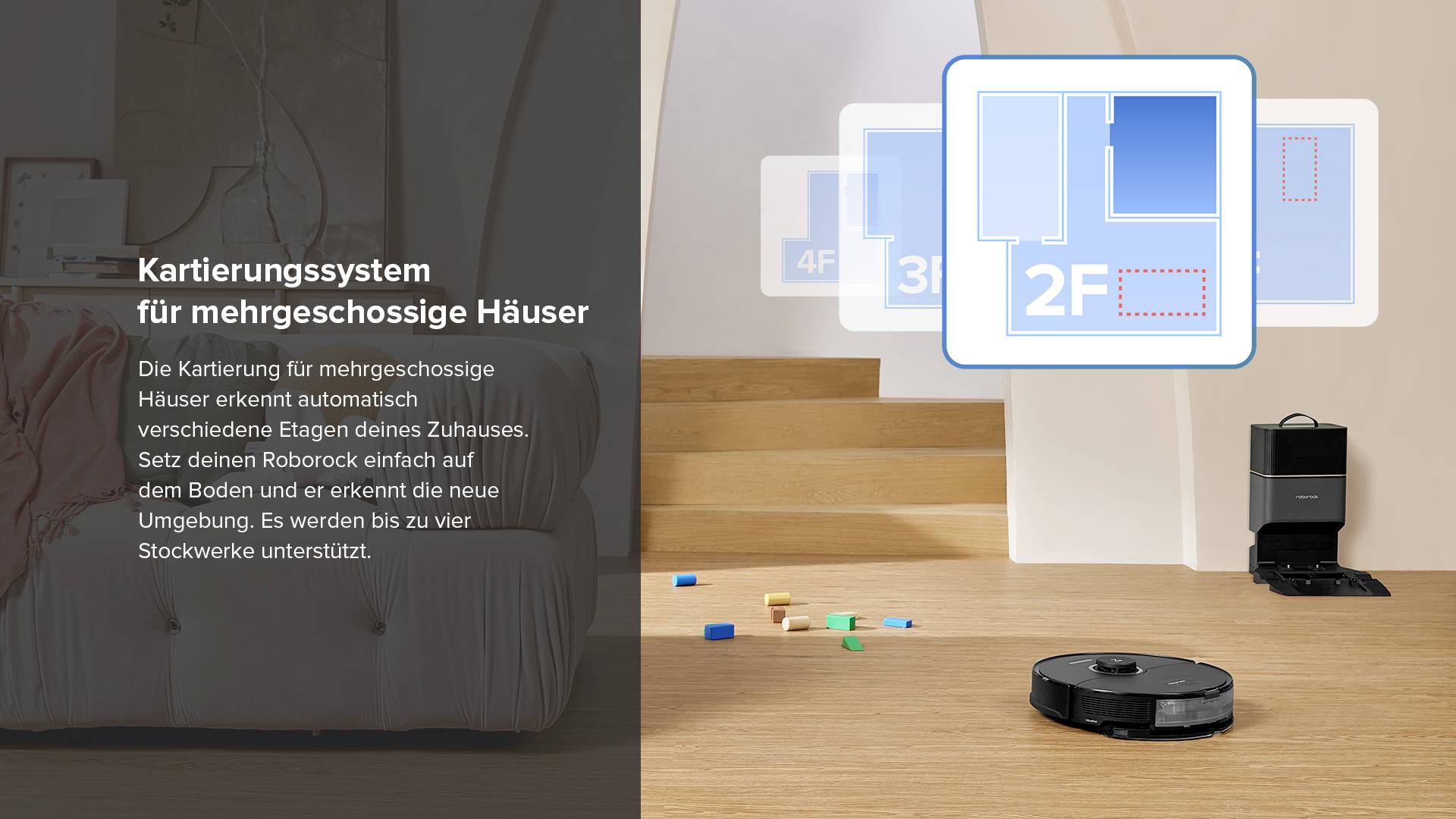 Roborock S8+ black Saug-und Wischroboter Schwarz kompatibel mit Amazon Alexa, kompatibel mit Google Home, Sprachgesteuert