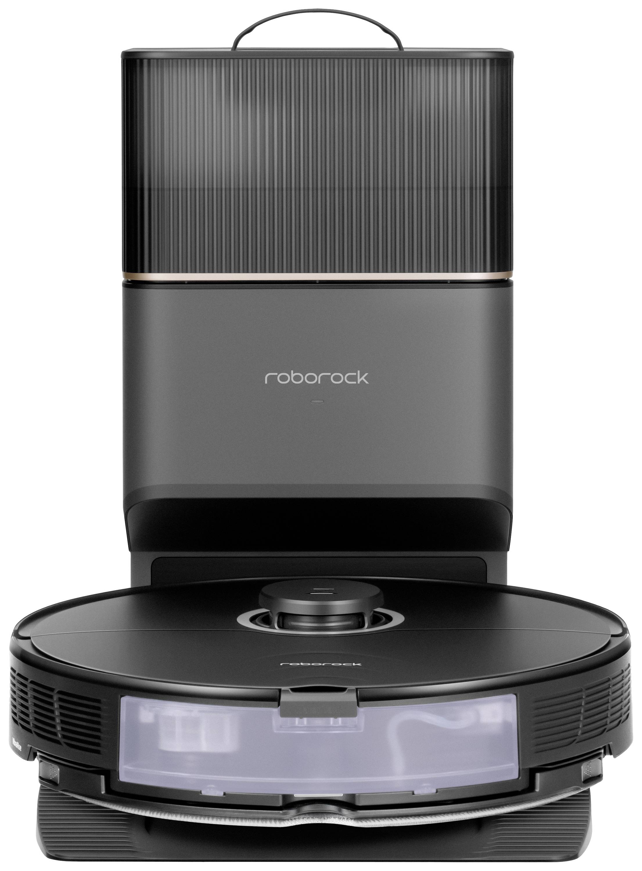 Roborock S8+ black Saug-und Wischroboter Schwarz kompatibel mit Amazon Alexa, kompatibel mit Google Home, Sprachgesteuert