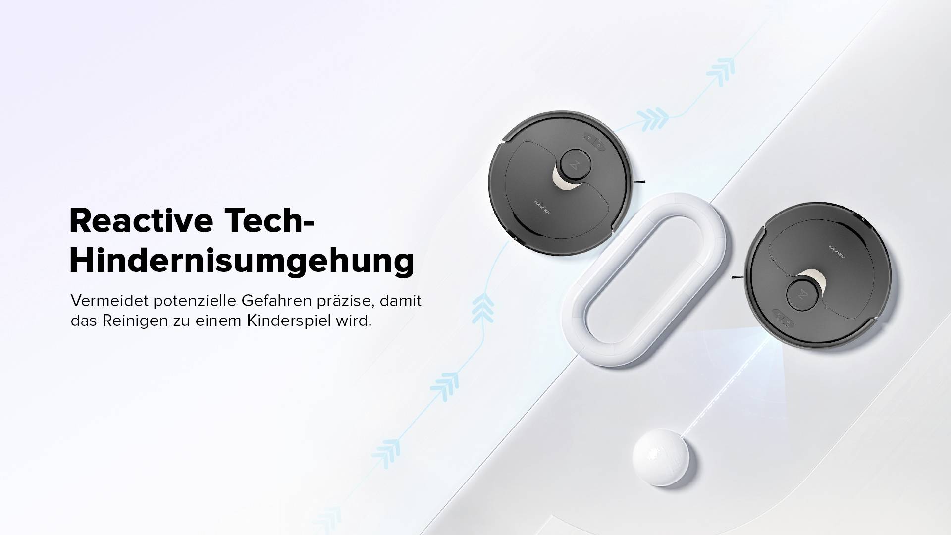 Roborock Qrevo Black Saug-und Wischroboter Schwarz kompatibel mit Amazon Alexa, kompatibel mit Google Home, Sprachgesteuert