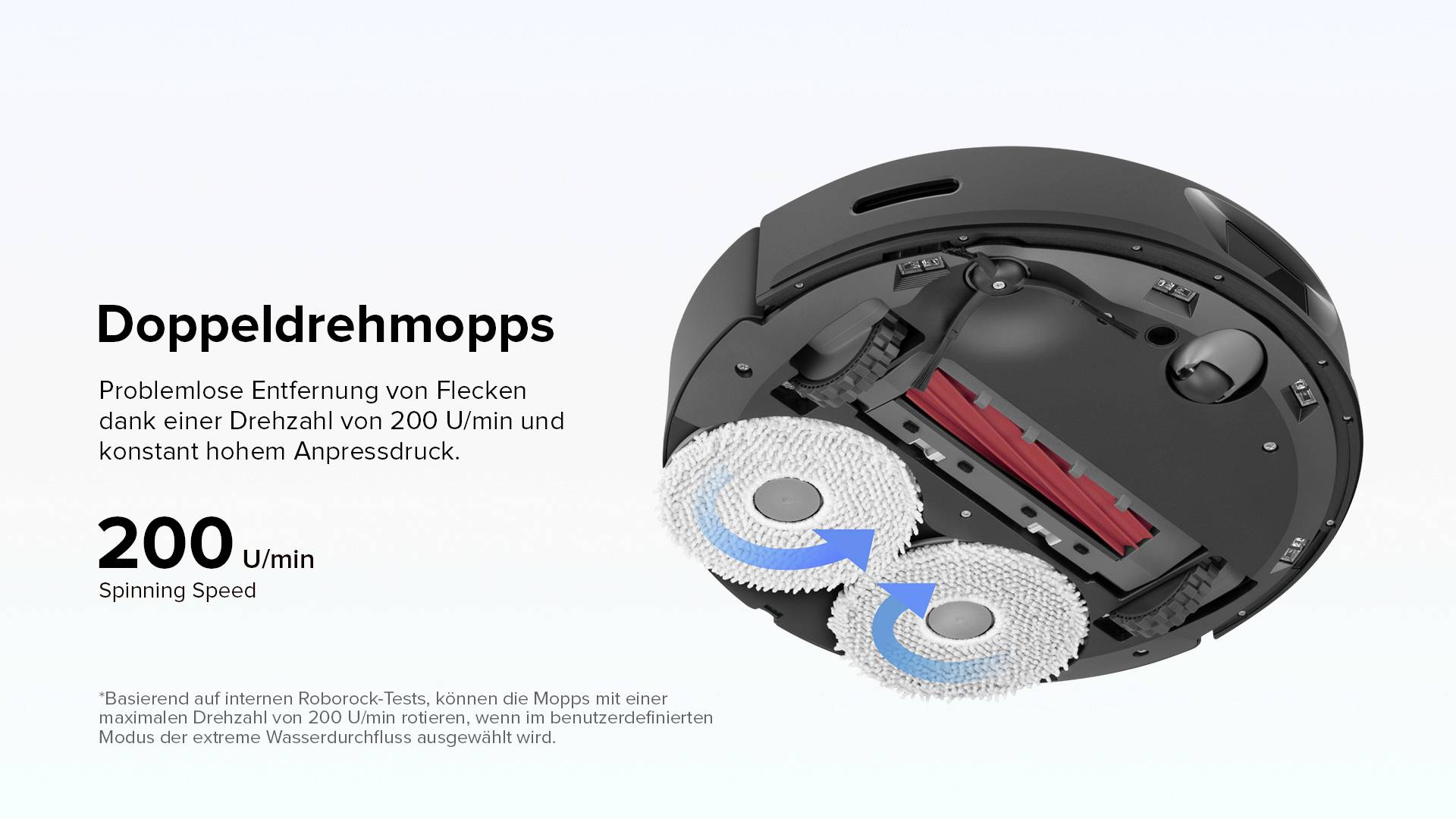Roborock Qrevo Black Saug-und Wischroboter Schwarz kompatibel mit Amazon Alexa, kompatibel mit Google Home, Sprachgesteuert