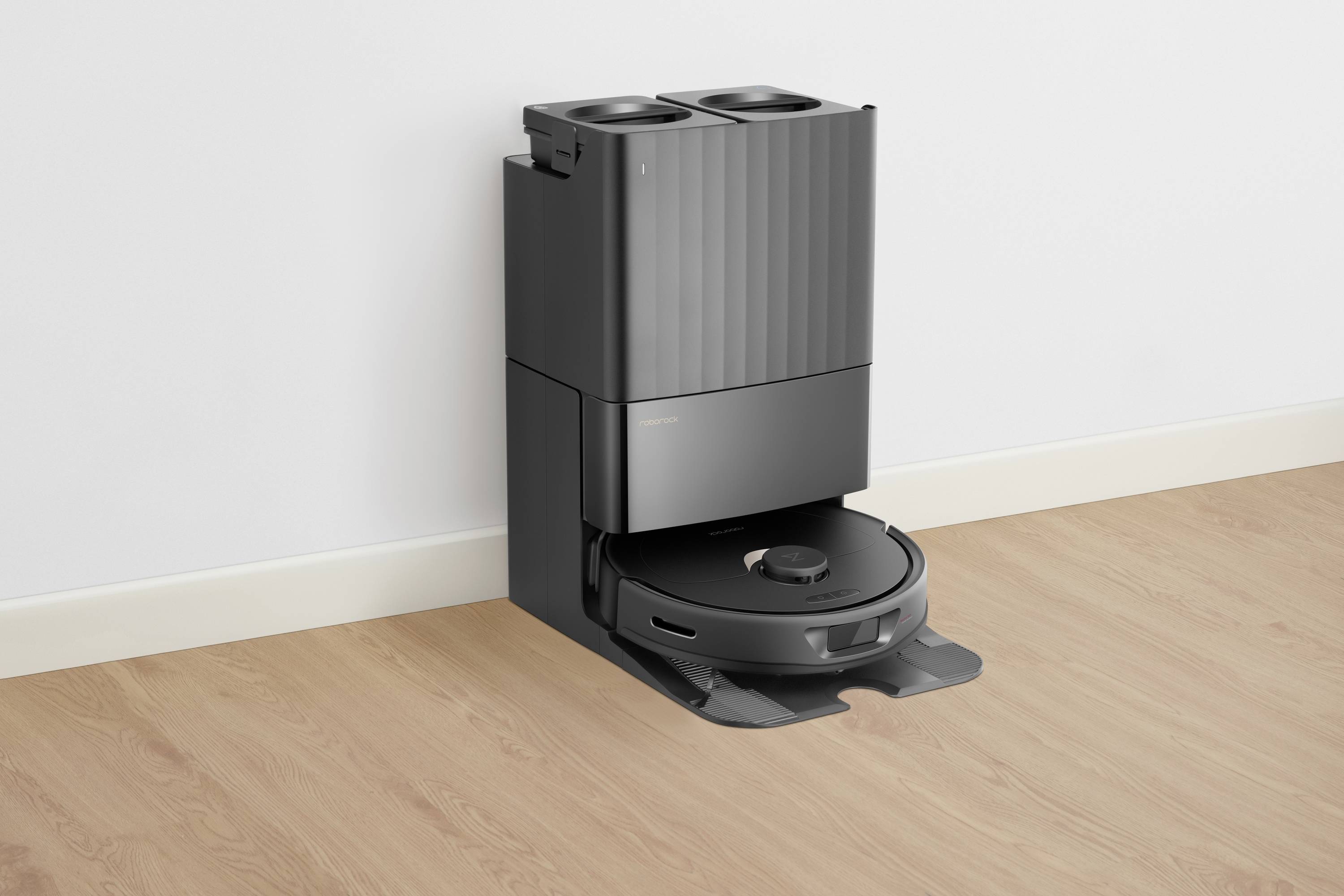 Roborock Qrevo Black Saug-und Wischroboter Schwarz kompatibel mit Amazon Alexa, kompatibel mit Google Home, Sprachgesteuert