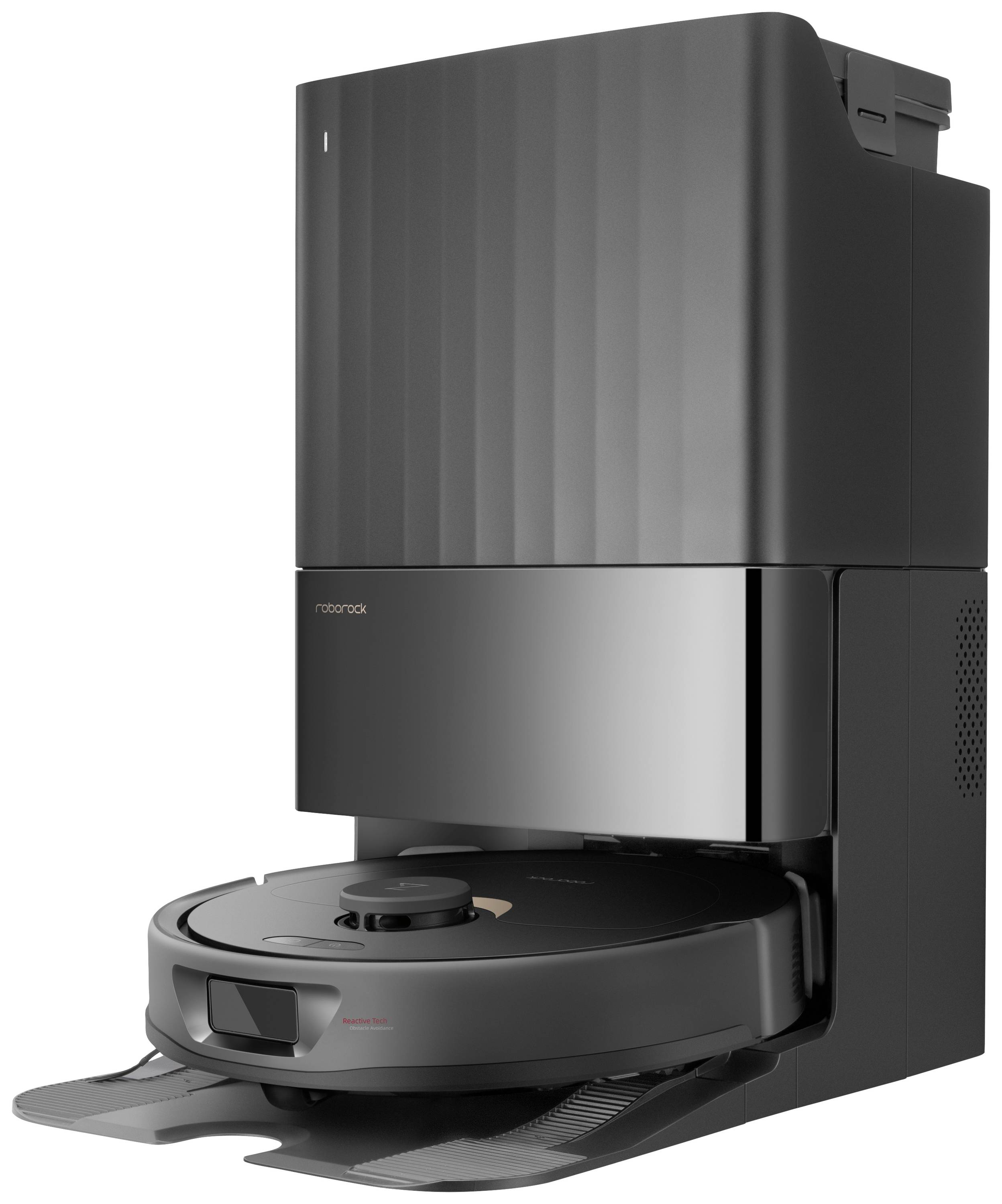 Roborock Qrevo Black Saug-und Wischroboter Schwarz kompatibel mit Amazon Alexa, kompatibel mit Google Home, Sprachgesteuert