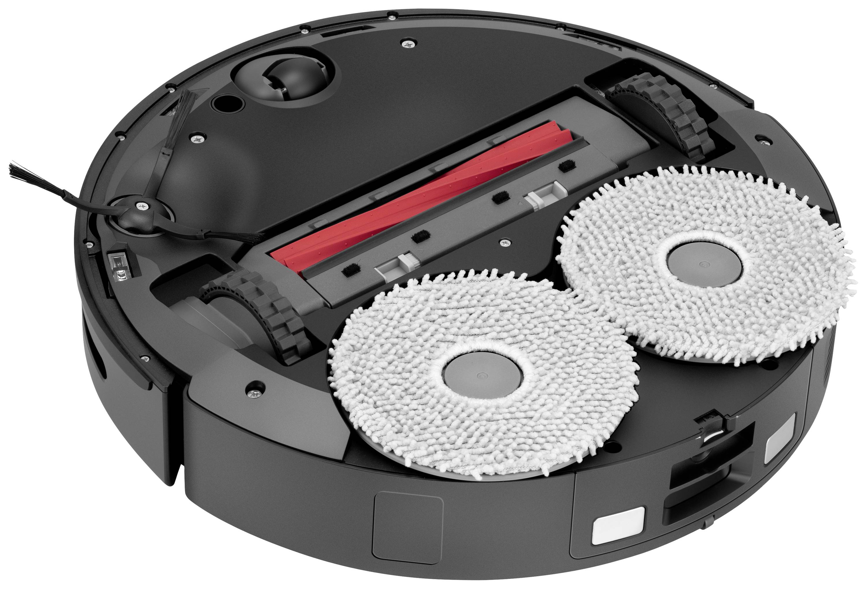 Roborock Qrevo Black Saug-und Wischroboter Schwarz kompatibel mit Amazon Alexa, kompatibel mit Google Home, Sprachgesteuert