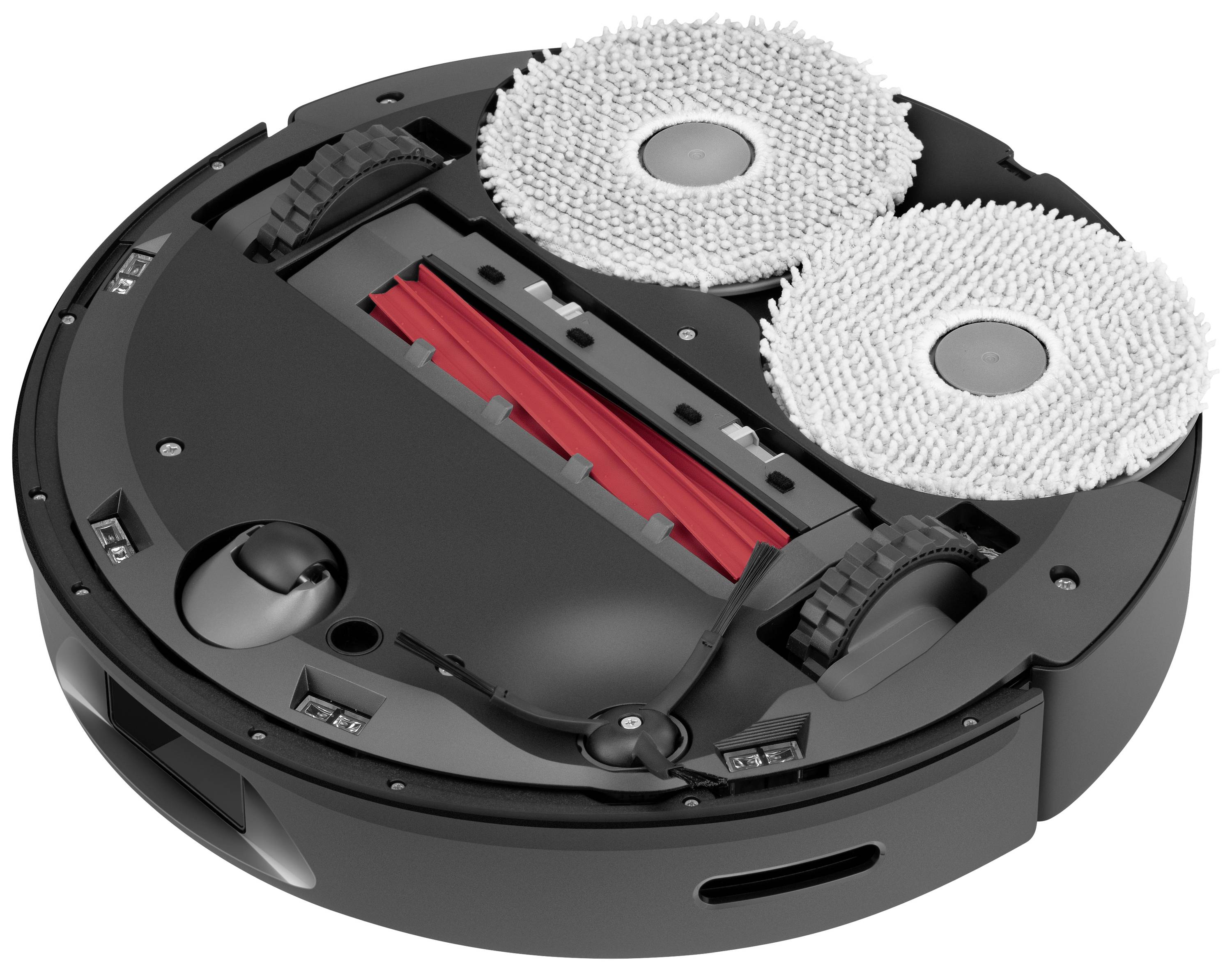 Roborock Qrevo Black Saug-und Wischroboter Schwarz kompatibel mit Amazon Alexa, kompatibel mit Google Home, Sprachgesteuert