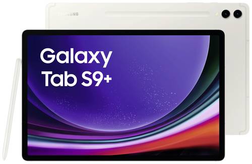 Samsung Galaxy Tab S9+ WiFi 512GB Beige Android-Tablet 31.5cm (12.4 Zoll) 2.0GHz, 2.8GHz, 3.36GHz Qu