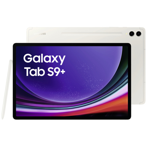 Samsung Galaxy Tab S9+ WiFi 512GB Beige Android-Tablet 31.5cm (12.4 Zoll) 2.0GHz, 2.8GHz, 3.36GHz Qualcomm® Snapdragon Android™