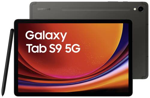 Samsung Galaxy Tab S9 LTE/4G, 5G, WiFi 256GB Graphit Android-Tablet 27.9cm (11 Zoll) 2.0GHz, 2.8GHz,