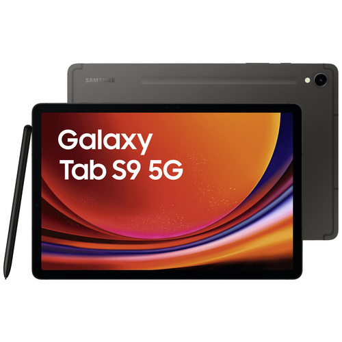 Samsung Galaxy Tab S9 LTE/4G, 5G, WiFi 256 GB Graphit Android-Tablet 27.9 cm (11 Zoll) 2.0 GHz, 2.8