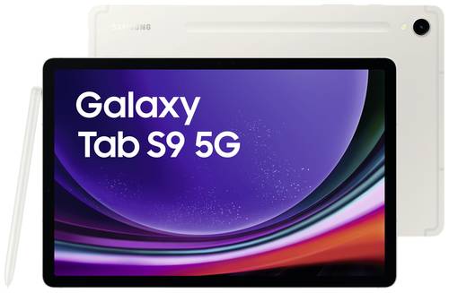 Samsung Galaxy Tab S9 LTE/4G, 5G, WiFi 256GB Beige Android-Tablet 27.9cm (11 Zoll) 2.0GHz, 2.8GHz, 3