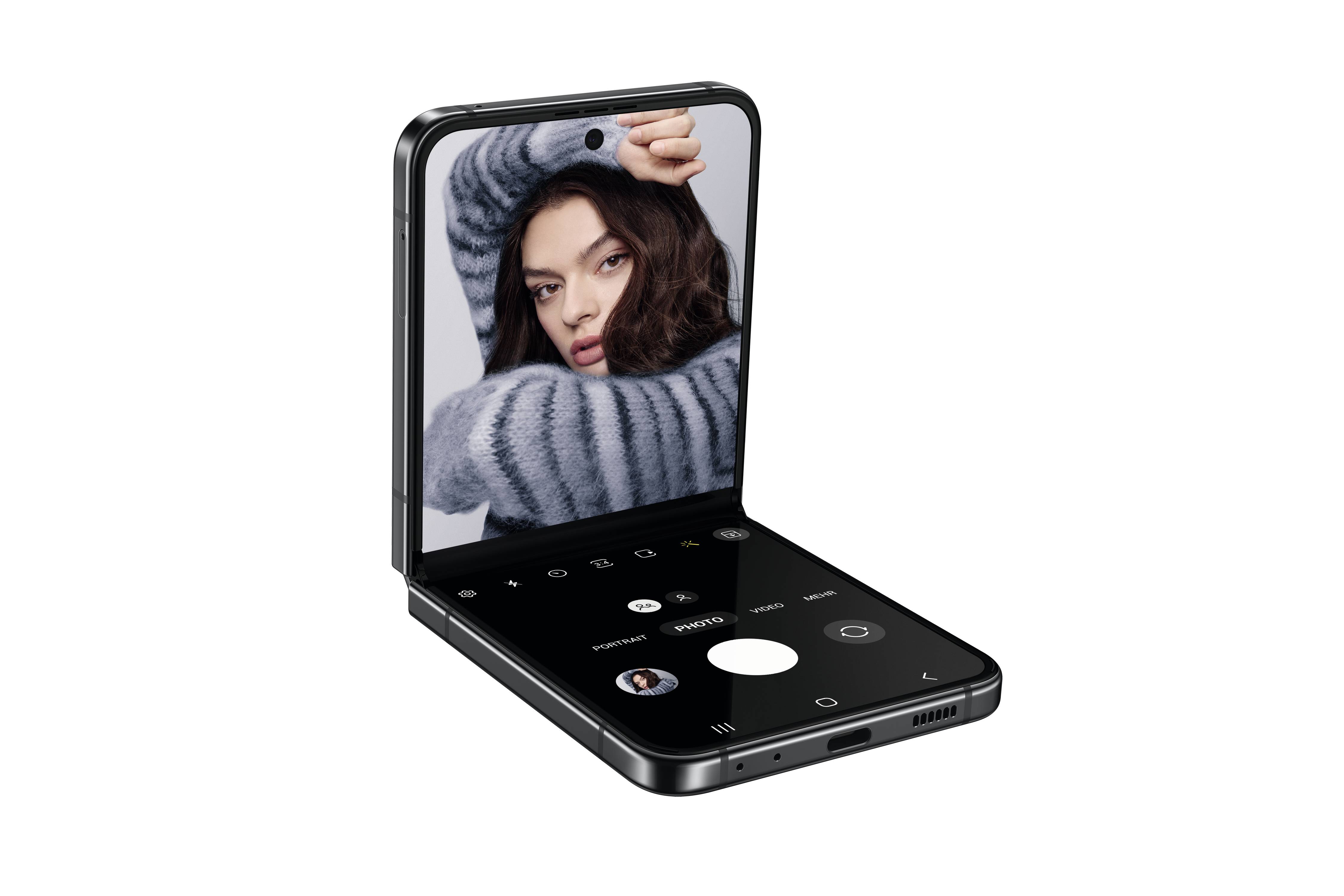 Samsung Galaxy Z Flip5 256 GB Graphit 17 cm (6.7 Zoll) Smartphone