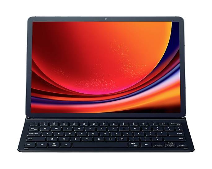 Samsung Book Cover Keyboard Tablet-Tastatur mit Hülle Passend für Marke (Tablet): Samsung Samsung Galaxy Tab S9
