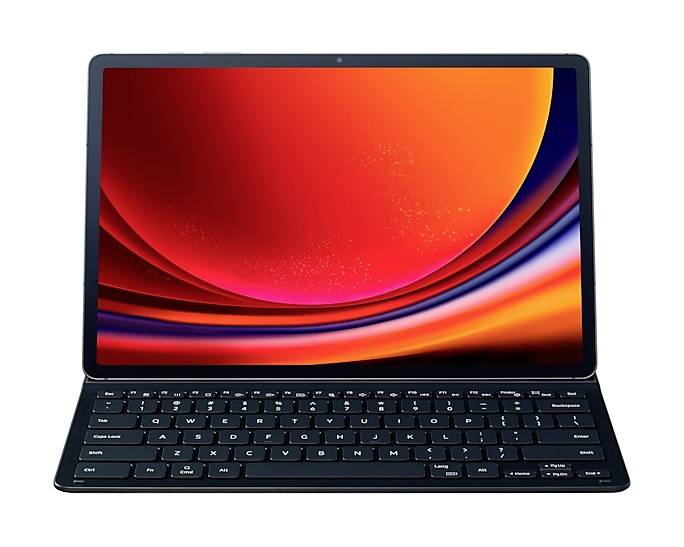 Samsung Book Cover Keyboard Slim Tablet-Tastatur mit Hülle Passend für Marke (Tablet): Samsung Samsung Galaxy Tab S9+