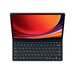 Samsung Book Cover Keyboard Slim Tablet-Tastatur mit Hülle Passend für Marke (Tablet): Samsung Galaxy Tab S9+