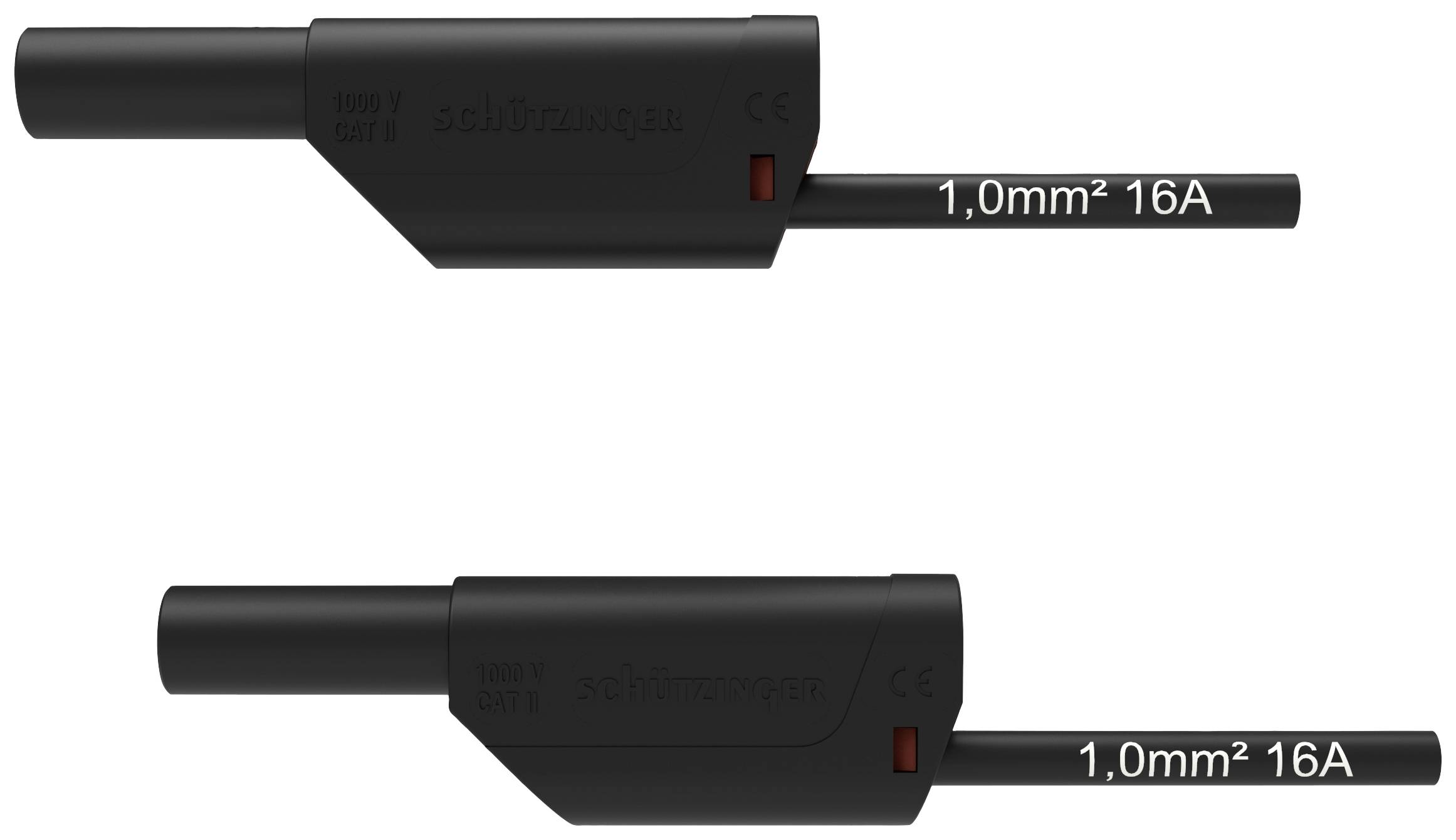 Schützinger Sicherheits-Messleitung 150 cm Schwarz 1 St.