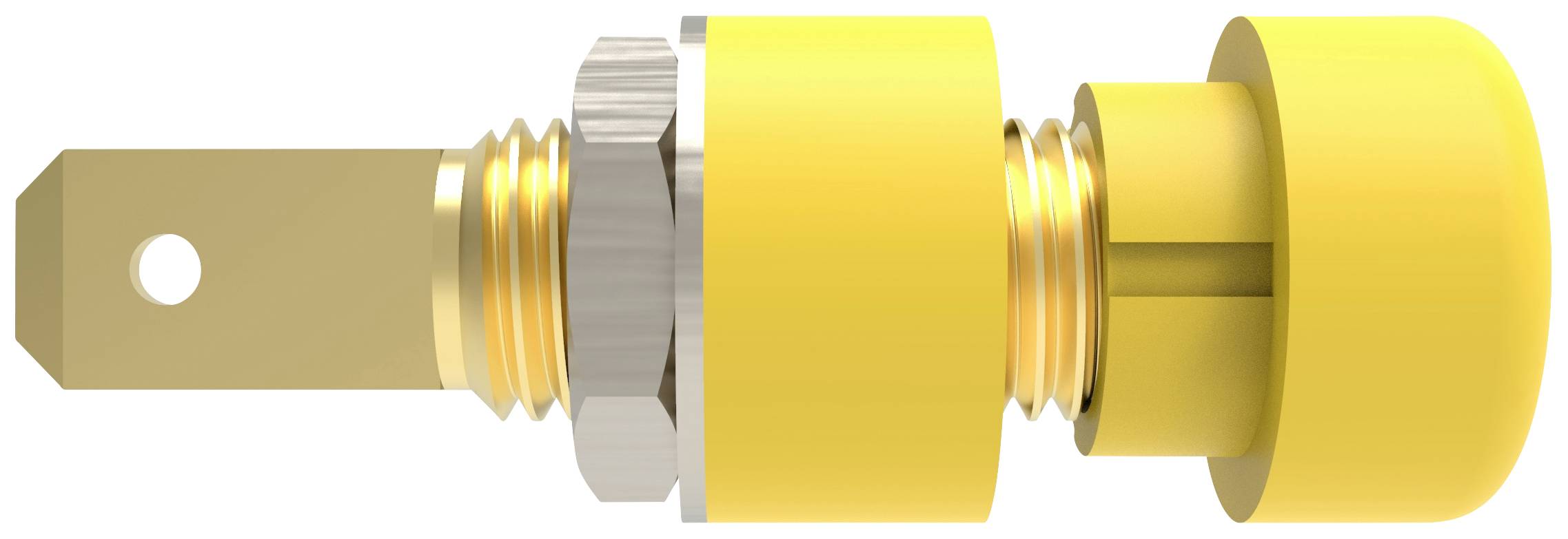 Schützinger Einbaubuchse Gelb 1St.