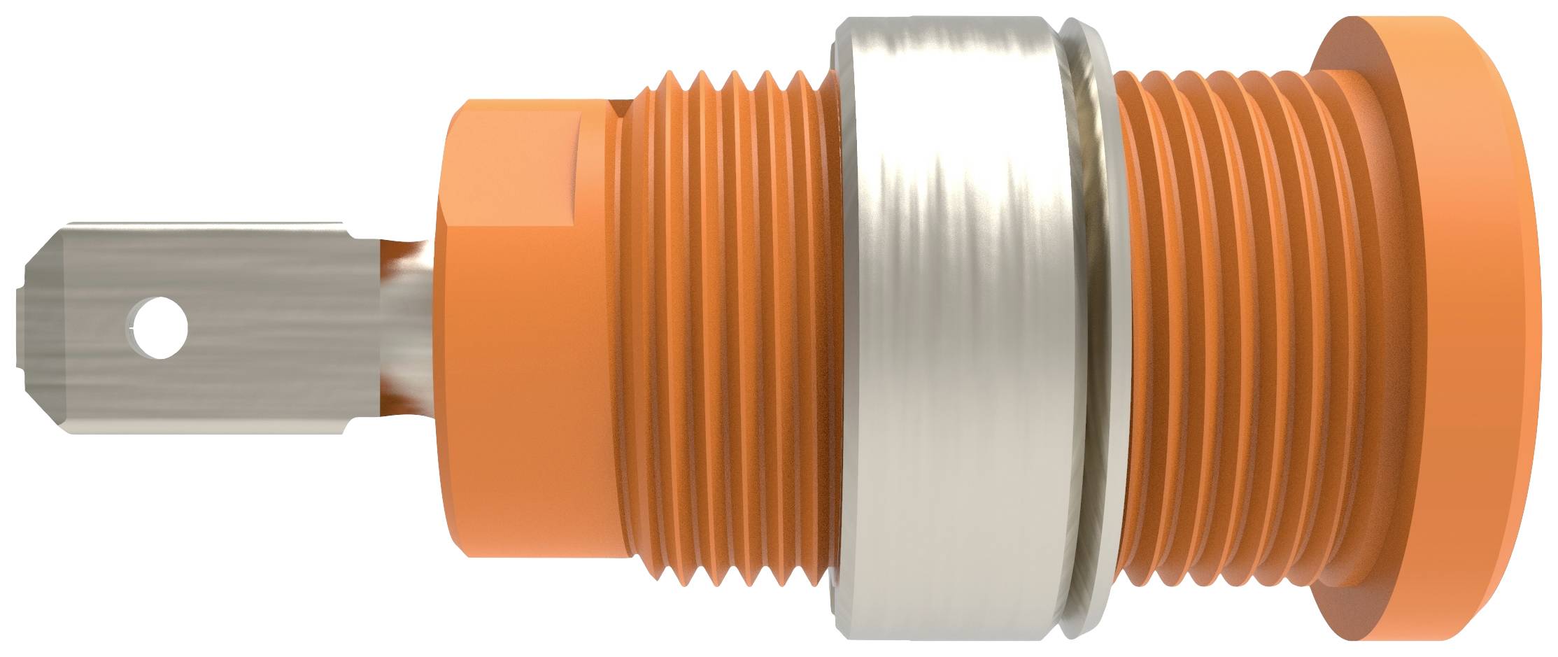 Schützinger Sicherheits-Einbaubuchse Orange