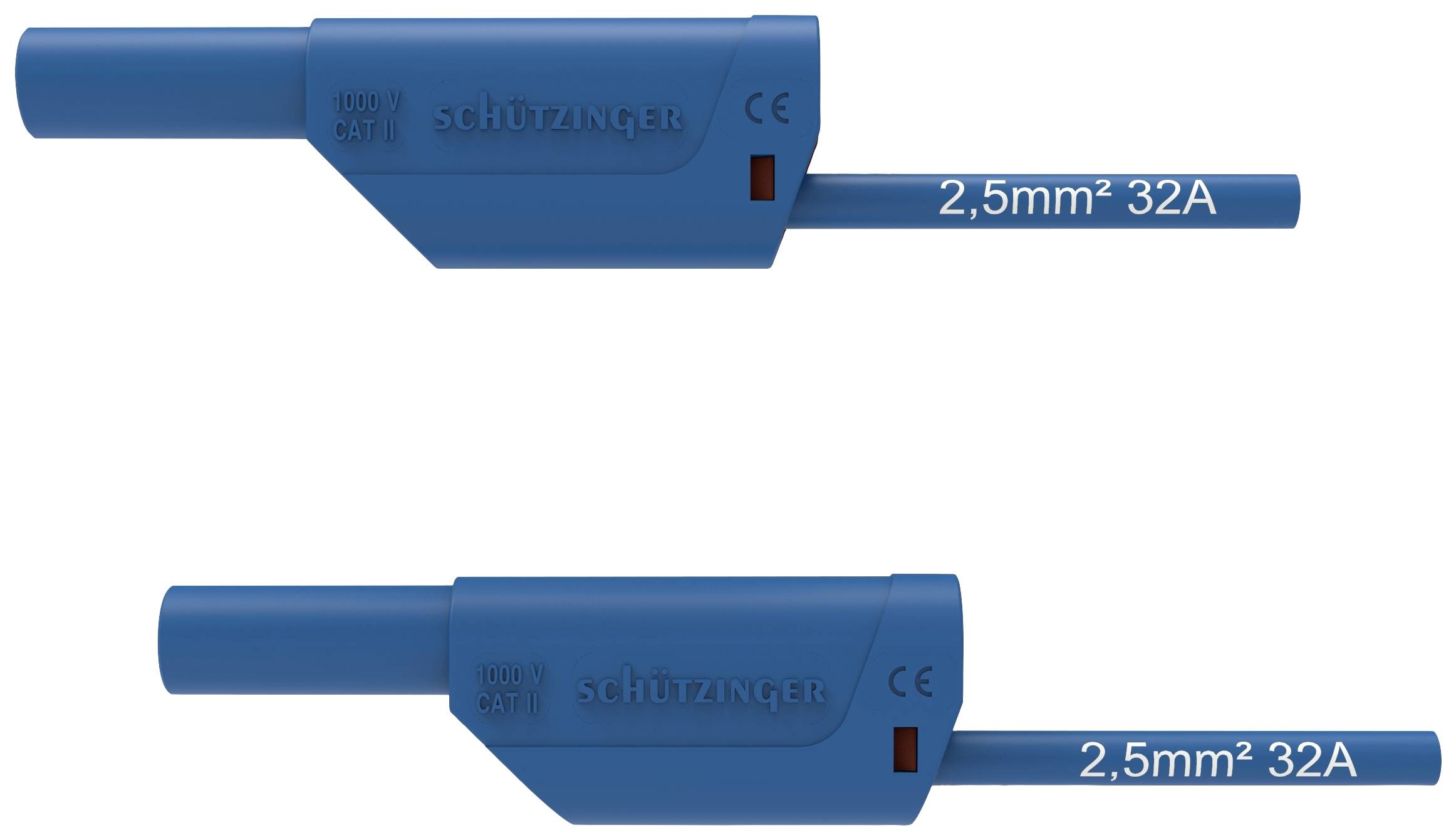 Schützinger Sicherheits-Messleitung 200 cm Blau 1 St.