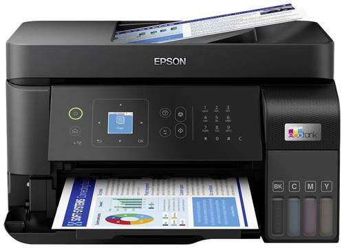Epson EcoTank ET-4810 Tintenstrahl-Multifunktionsdrucker A4 Drucker, Scanner, Kopierer, Fax WLAN, Ti