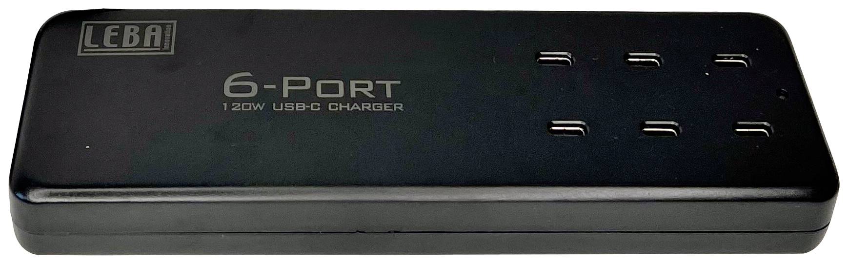 Leba Innovation NoteCharge 6 Lade- und Managementsystem Mobiles Ladesystem für USB-Typ C™ verkabelt