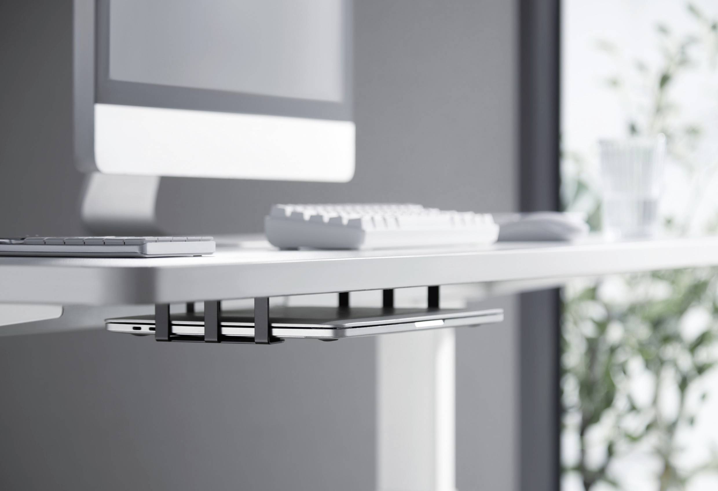 SpeaKa Professional SP-UDL-001 Untertisch Notebook-Halterung 3er Pack