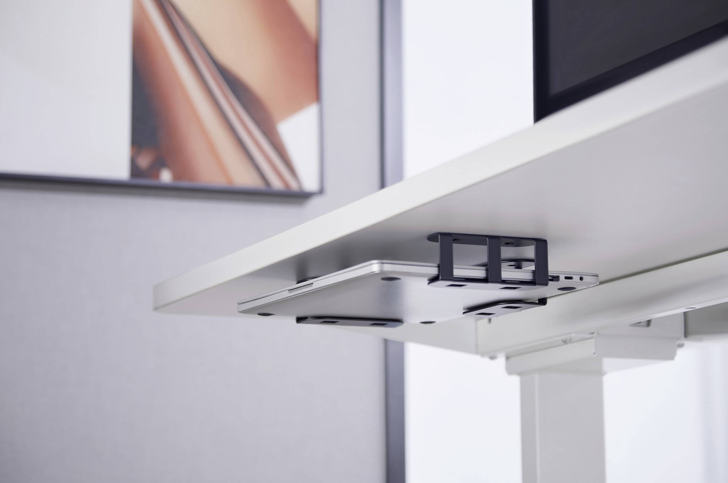 SpeaKa Professional SP-UDL-001 Untertisch Notebook-Halterung 3er Pack