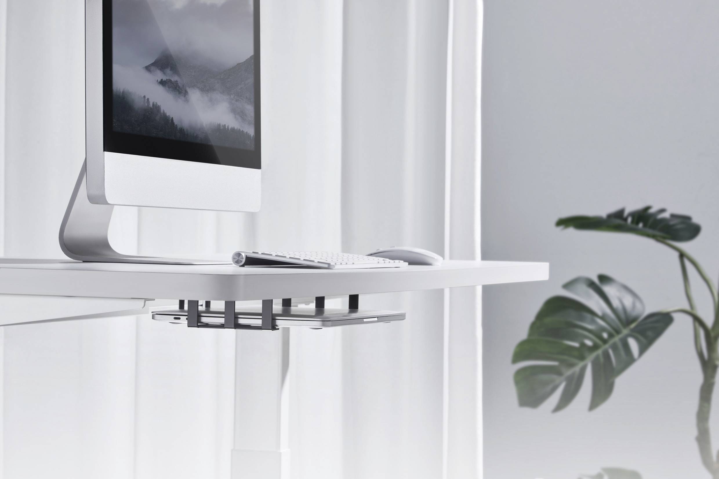 SpeaKa Professional SP-UDL-001 Untertisch Notebook-Halterung 3er Pack