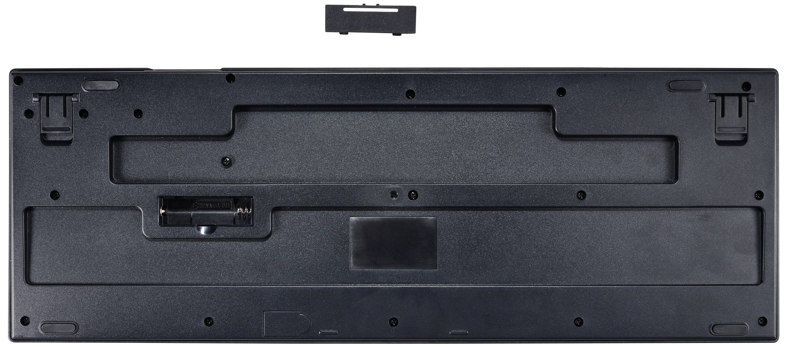 Renkforce RF-5799534 Kabellos Tastatur Deutsch, QWERTZ Schwarz