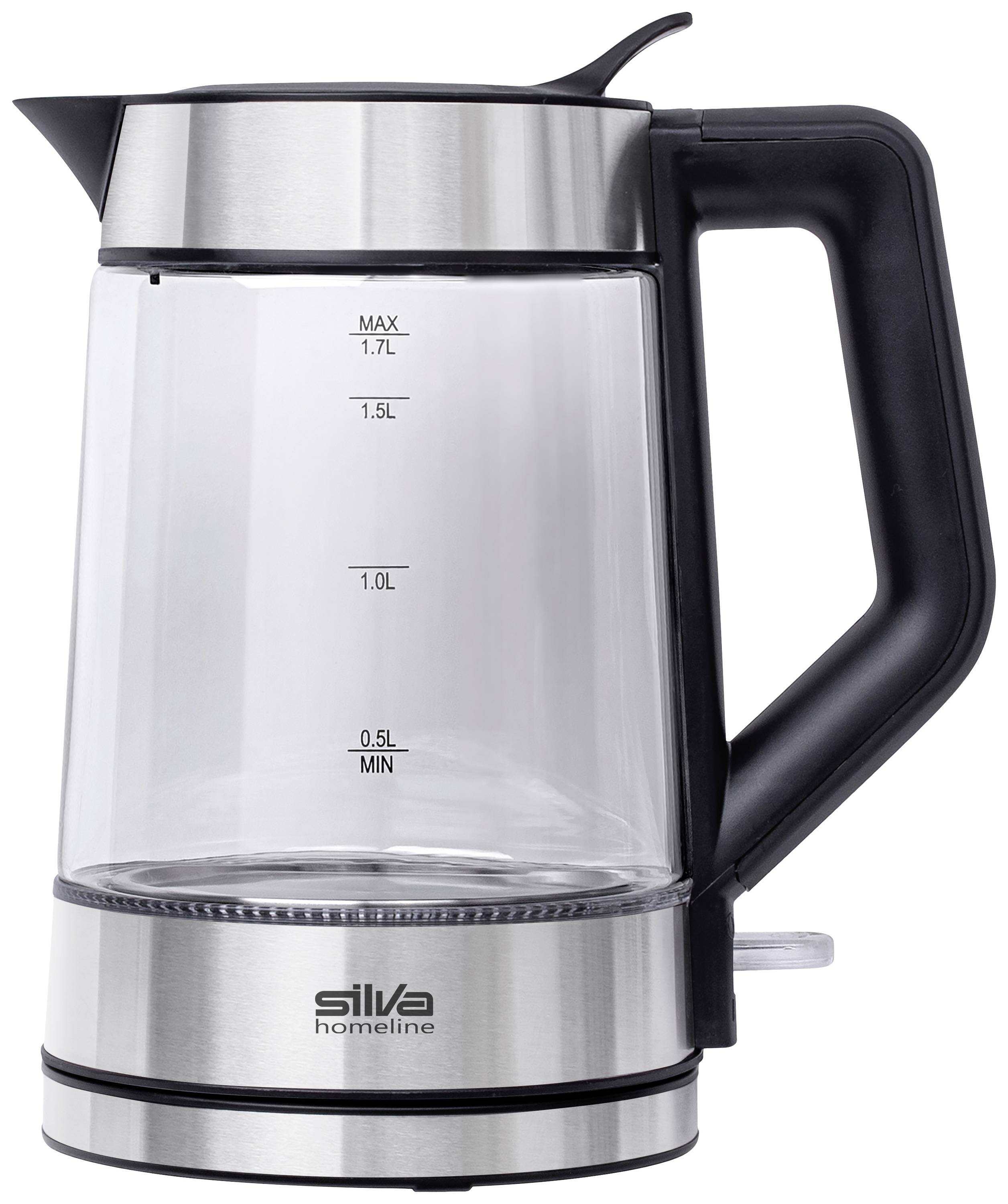 Silva Homeline KL-G 2007 Wasserkocher Silber, Schwarz Fassungsvermögen: 1.7l