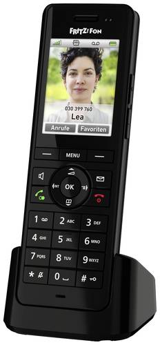 AVM FRITZ!Fon X6 DECT-Mobilteil Headsetanschluss, Anrufbeantworter, Babyphone, Freisprechen, Integri